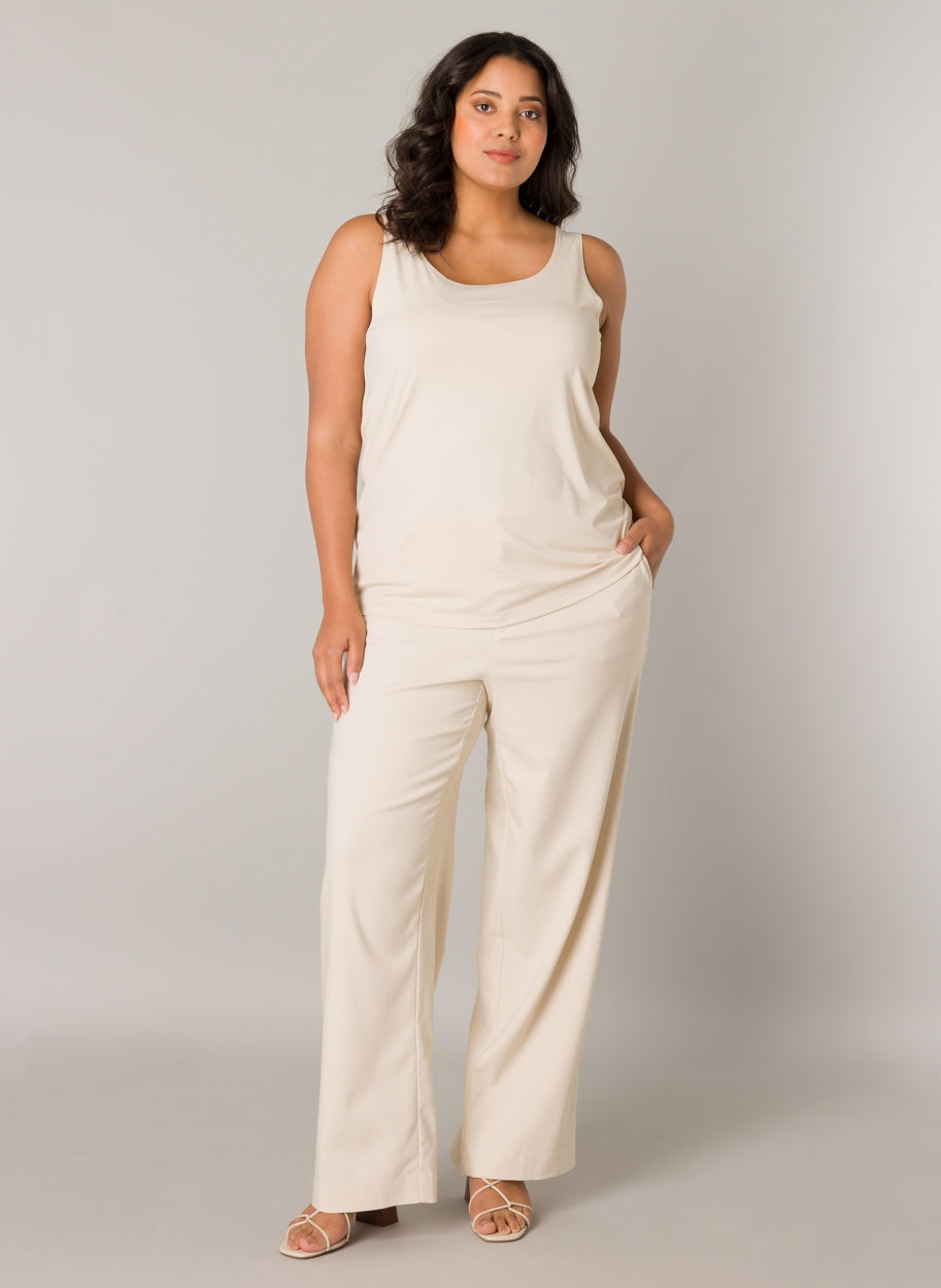 Tops beige yest curve