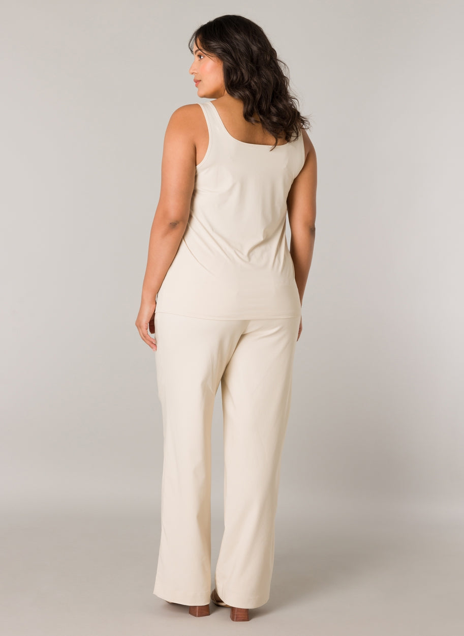 Tops beige yest curve