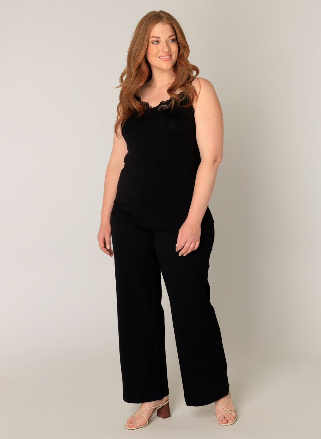 Broeken zwart BASE LEVEL CURVY