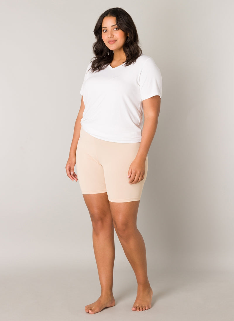 Shorten beige yest curve