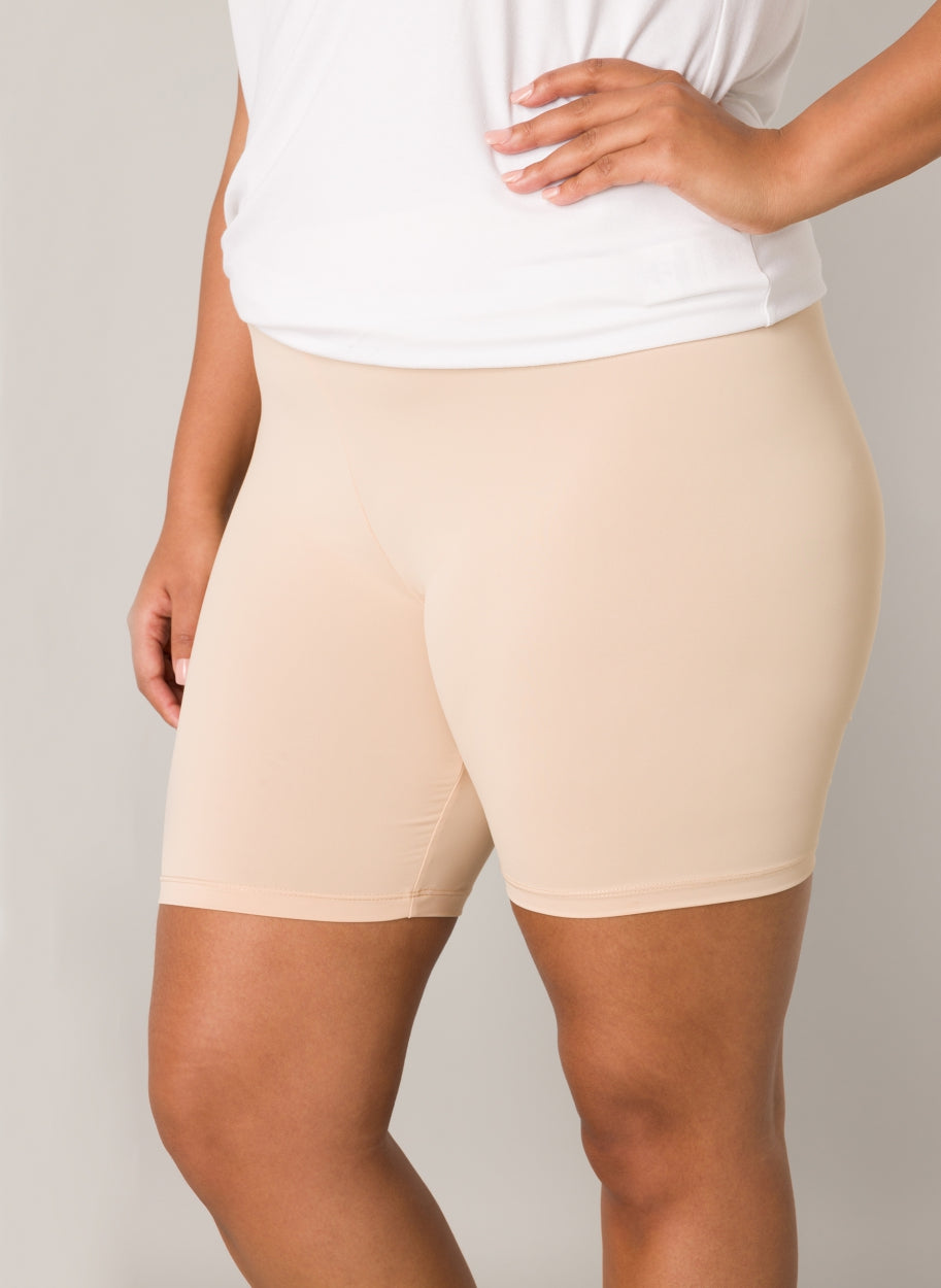 Shorten beige BASE LEVEL CURVY