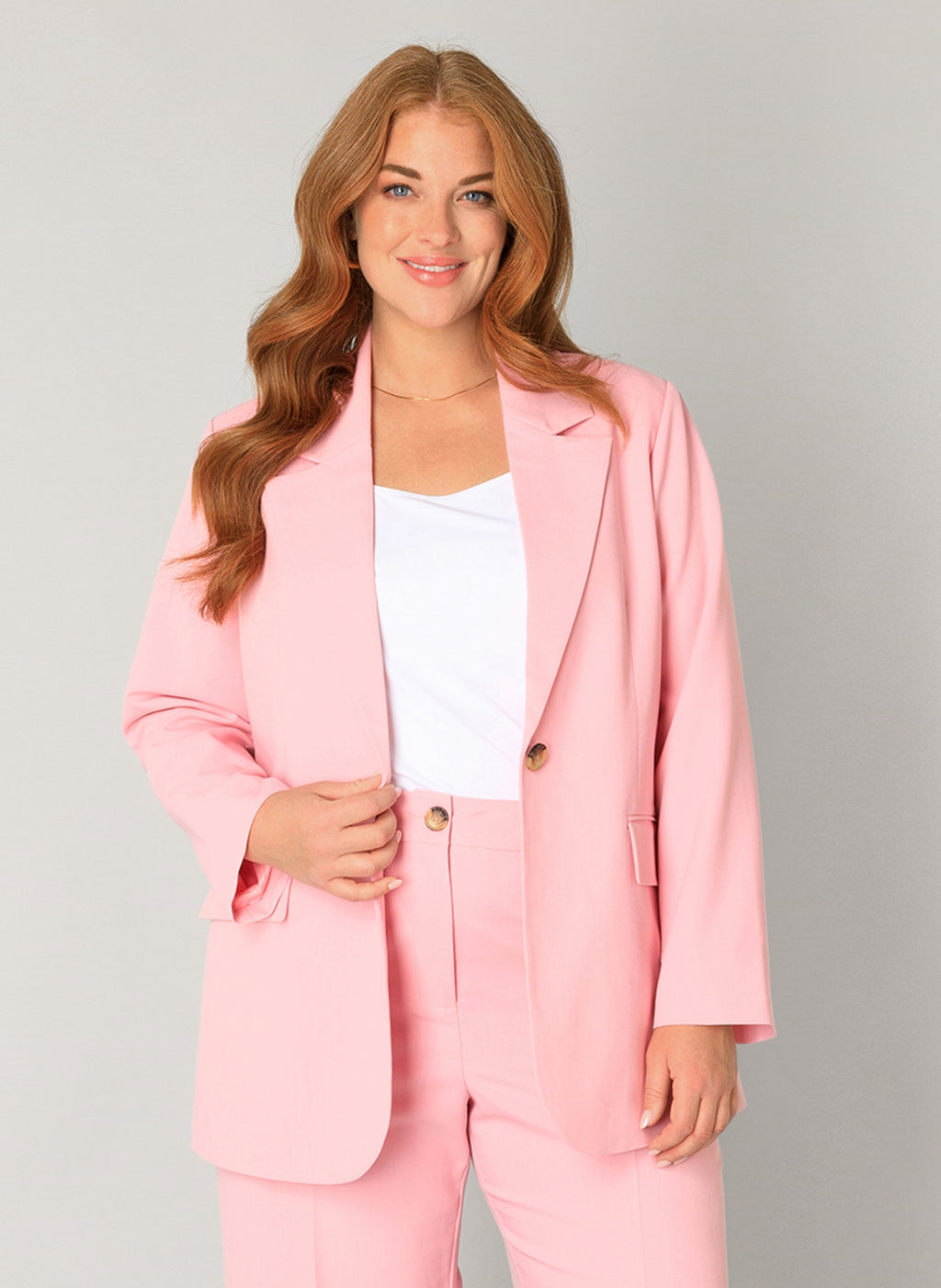 Blazers roze BASE LEVEL CURVY
