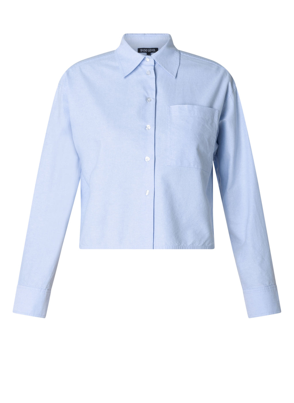 Blouses lange mouw blauw yest curve