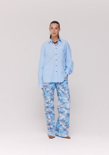 Blouses lange mouw blauw Harper & Yve