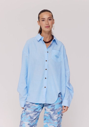 Blouses lange mouw blauw Harper & Yve