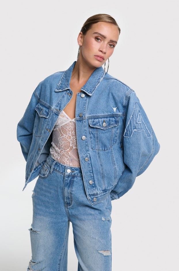Jeansjassen blauw ALIX The Label