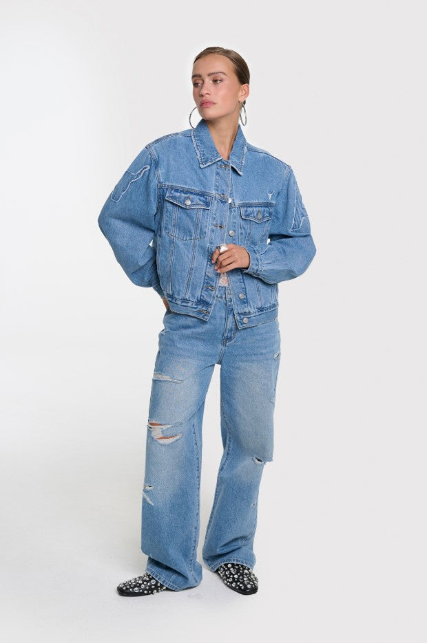 Jeansjassen blauw ALIX The Label