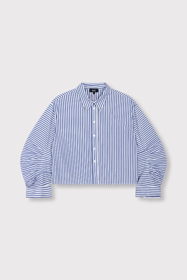 Blouses lange mouw blauw ALIX The Label