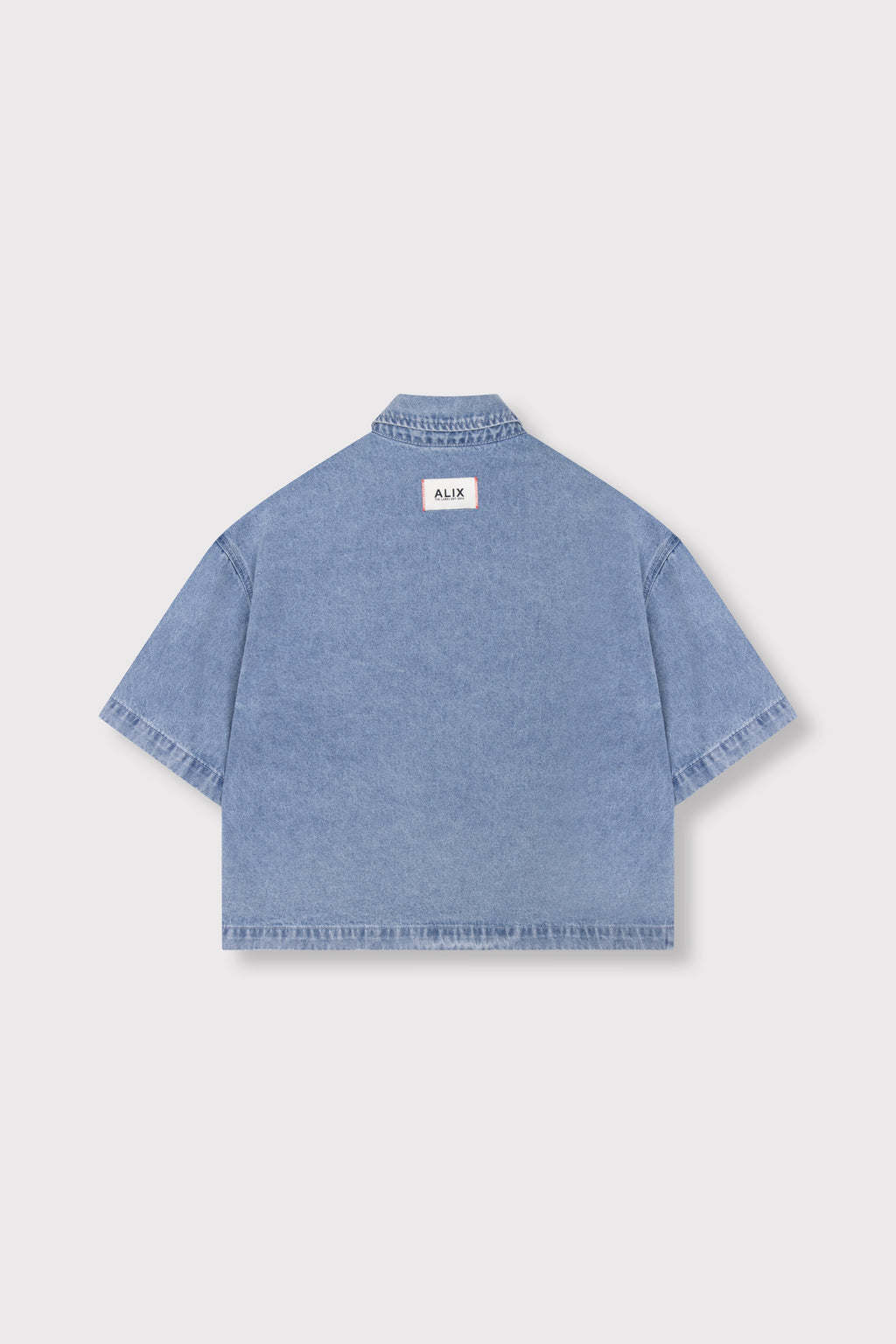Blouses korte mouw blauw ALIX The Label