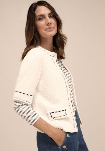 Cardigans wit Bianca