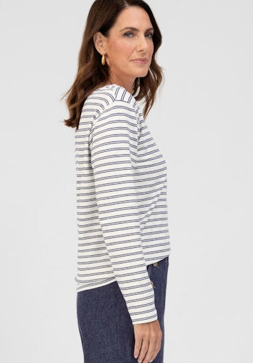 T-shirts korte mouw blauw Bianca