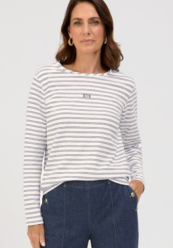 T-shirts korte mouw blauw Bianca
