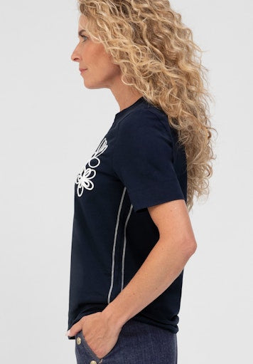 T-shirts korte mouw blauw Bianca