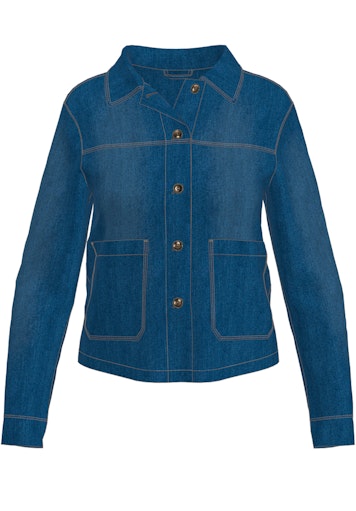 Jeansjassen blauw Bianca