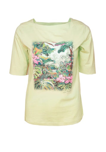 T-shirts korte mouw geel Bianca