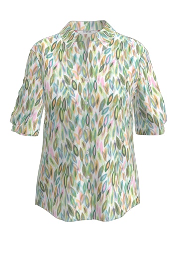Blouses korte mouw groen Bianca