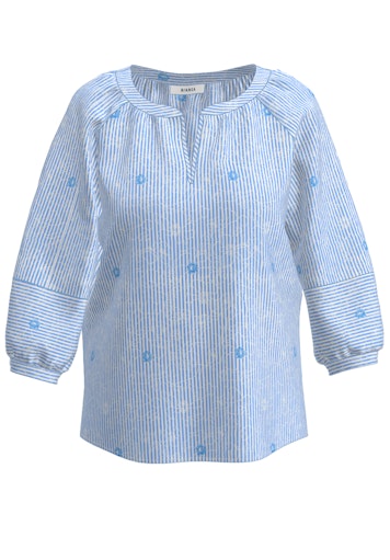 Blouses lange mouw blauw Bianca