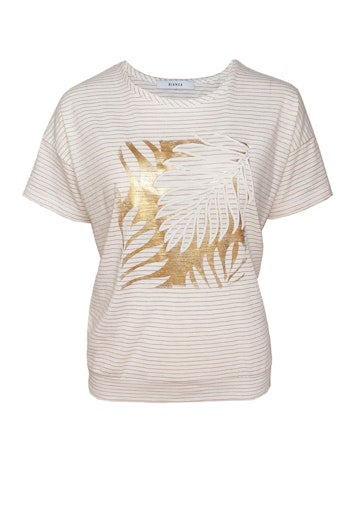T-shirts korte mouw beige Bianca