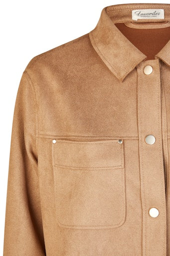 Blouses lange mouw bruin Barbara Lebek