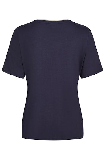 T-shirts korte mouw navy Barbara Lebek