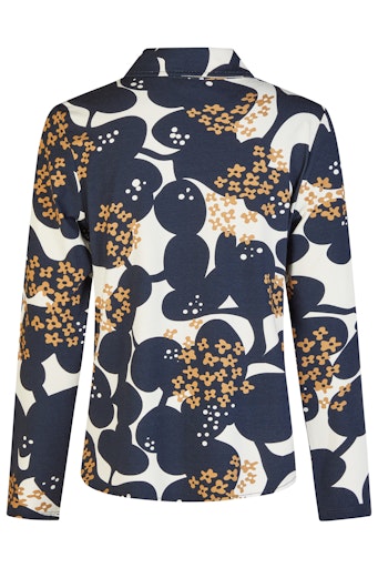 Blouses lange mouw navy Barbara Lebek