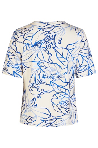 Blouses korte mouw navy Barbara Lebek