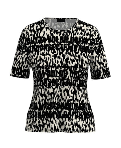 T-shirts korte mouw zwart Barbara Lebek