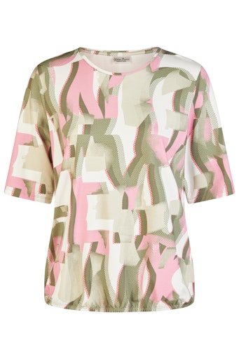 T-shirts korte mouw groen Barbara Lebek