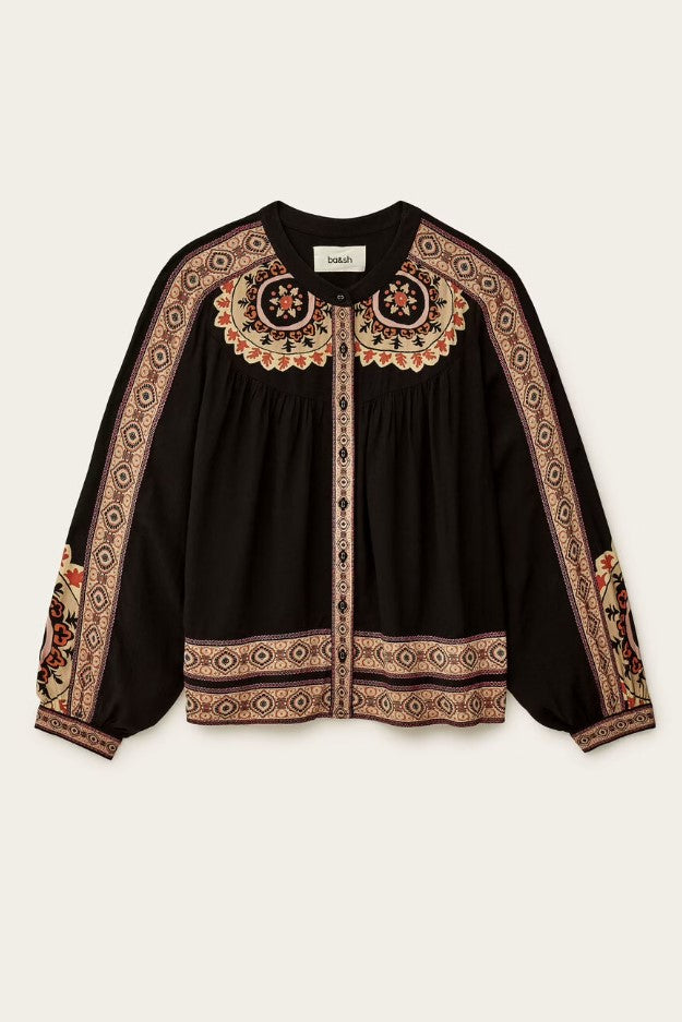 Blouses lange mouw zwart ba&sh