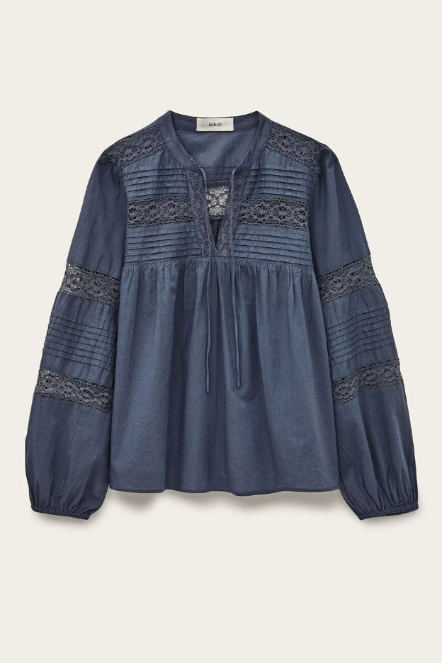 Blouses lange mouw blauw ba&sh