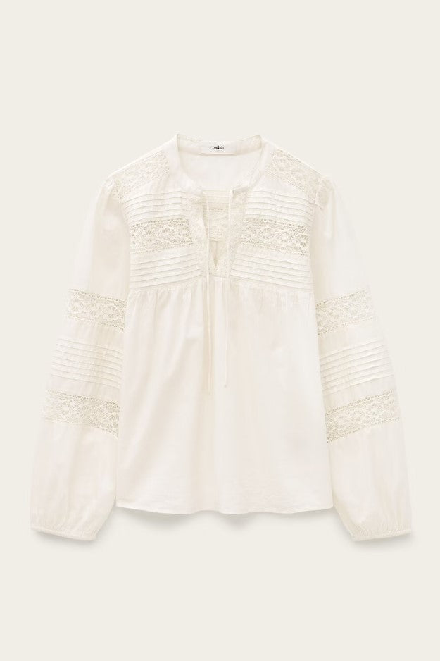 Blouses lange mouw beige ba&sh