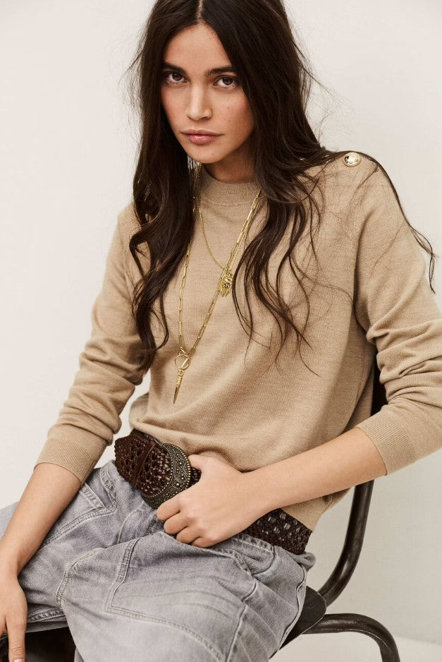 Pulls beige ba&sh