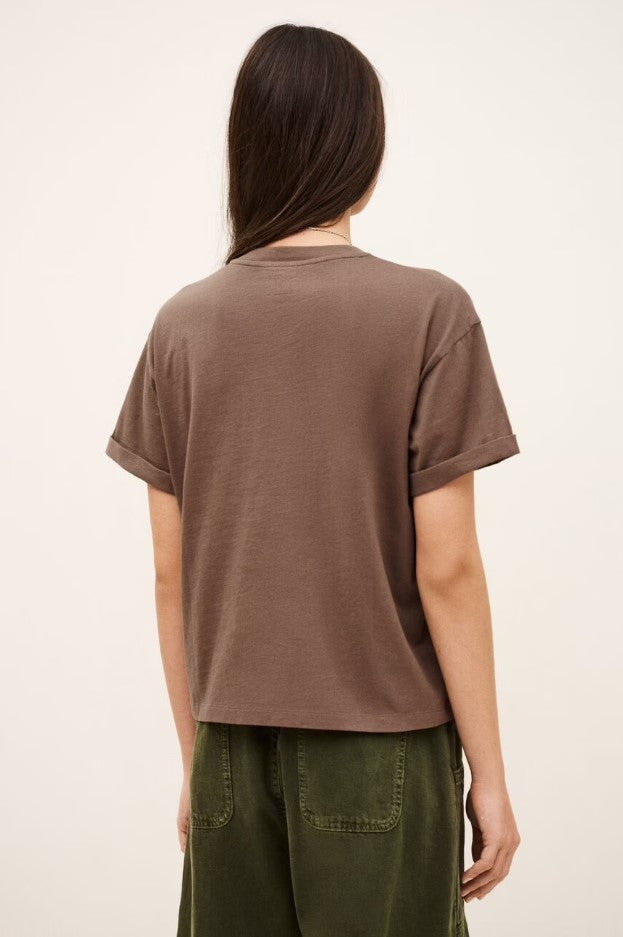T-shirts korte mouw bruin ba&sh