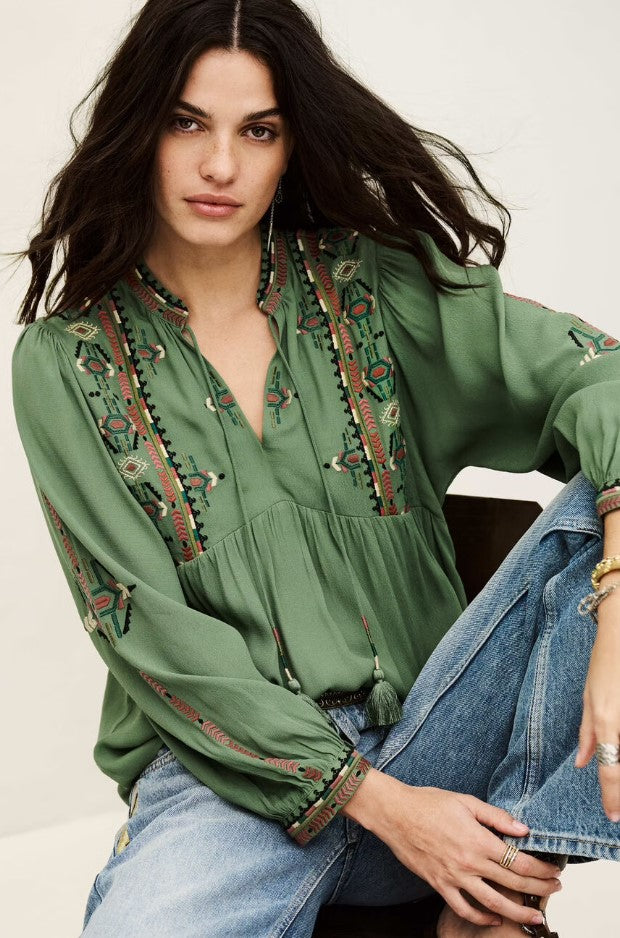 Blouses lange mouw groen ba&sh