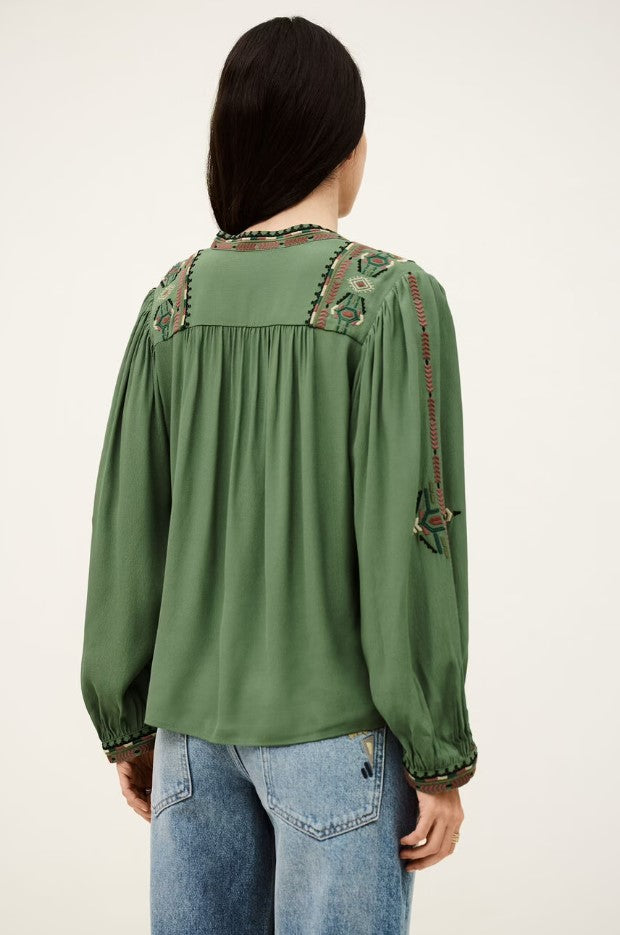 Blouses lange mouw groen ba&sh