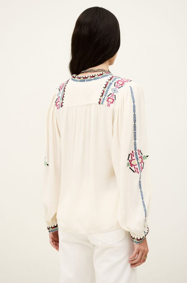 Blouses lange mouw beige ba&sh