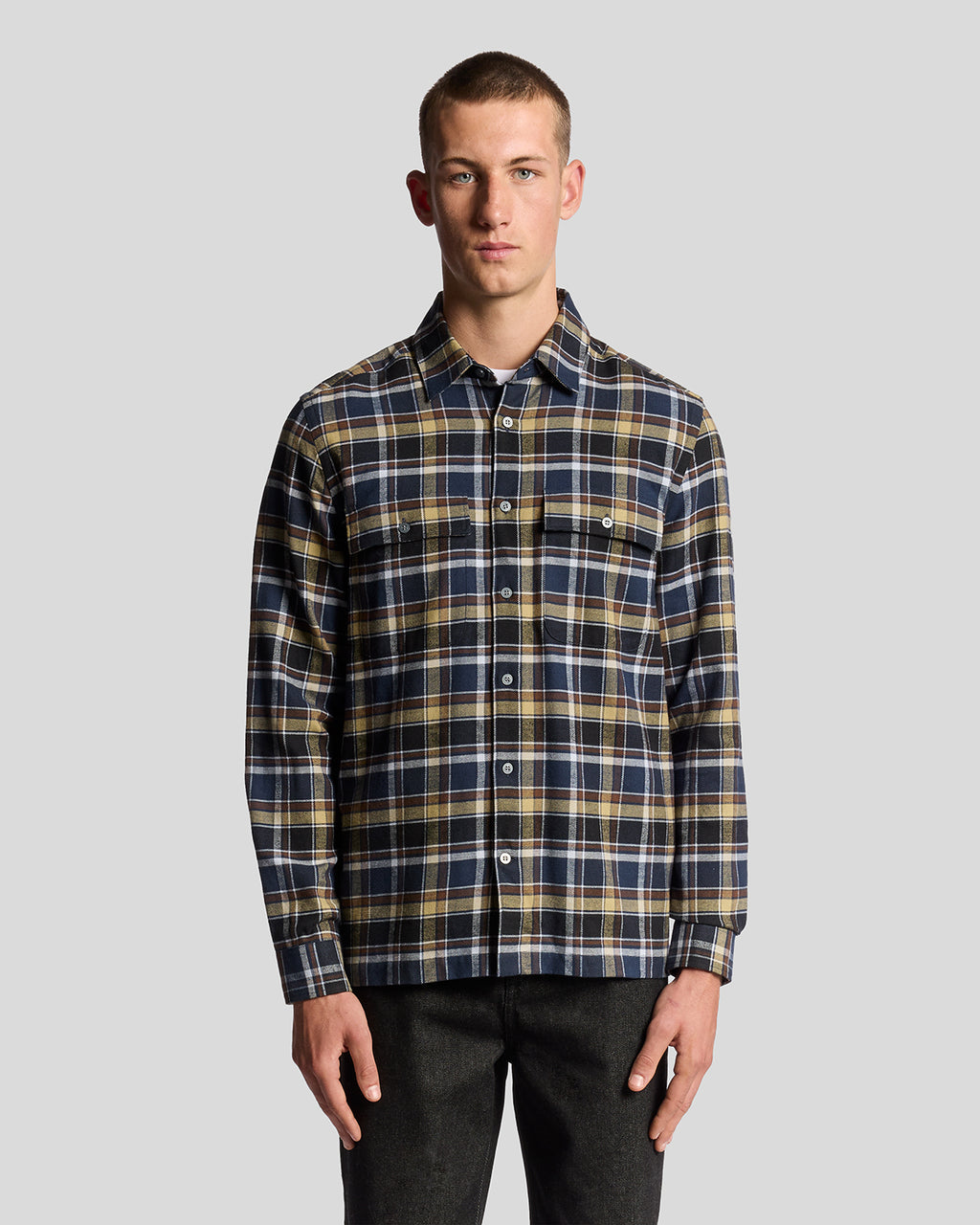 Hemden lange mouw multicolor Lyle & Scott