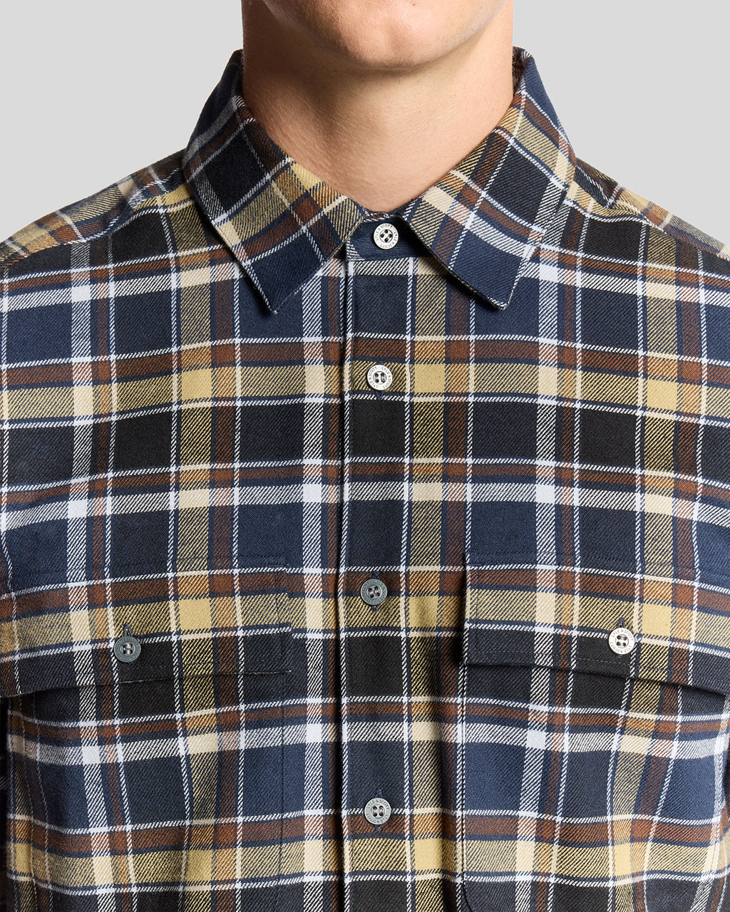 Hemden lange mouw multicolor Lyle & Scott