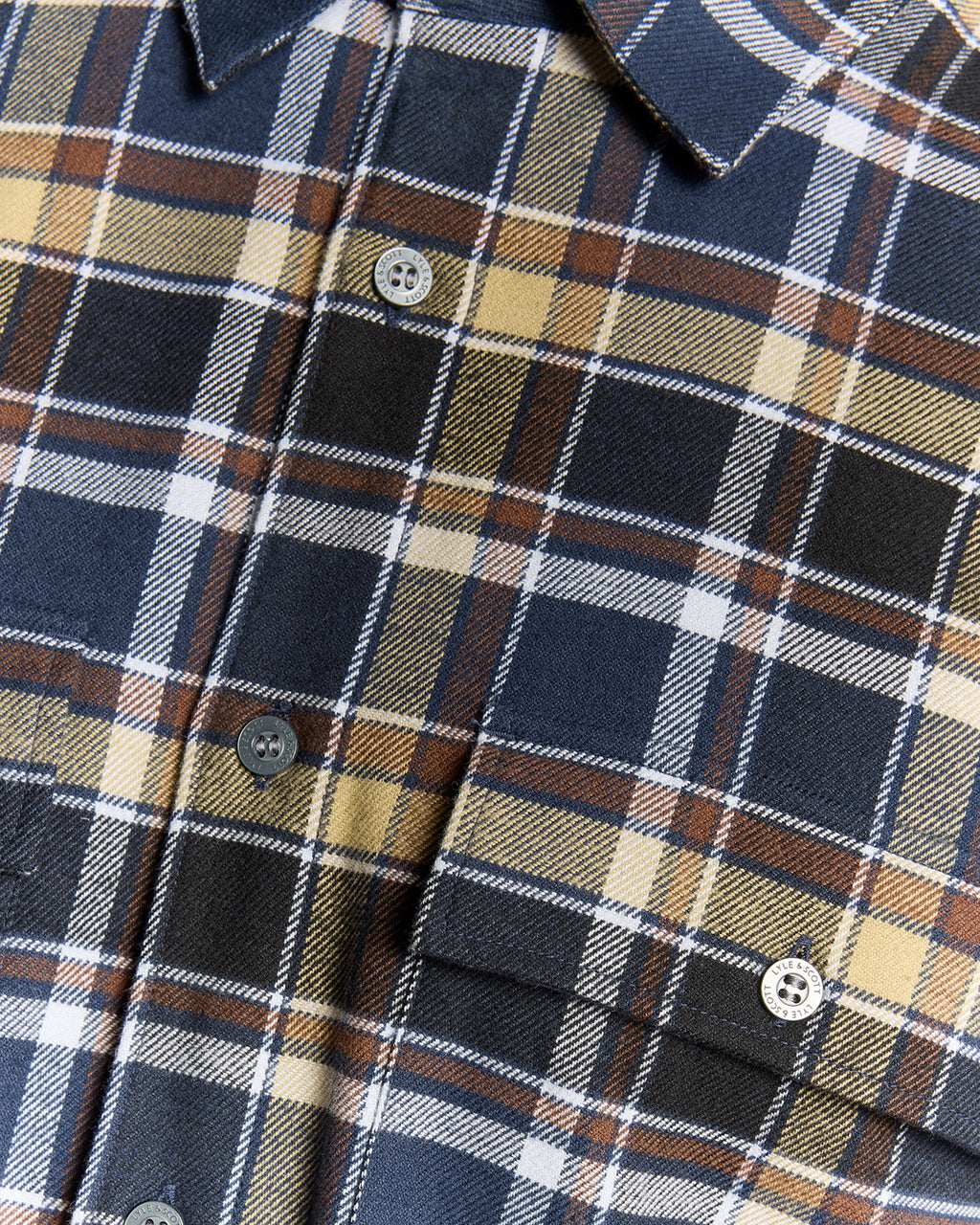 Hemden lange mouw multicolor Lyle & Scott