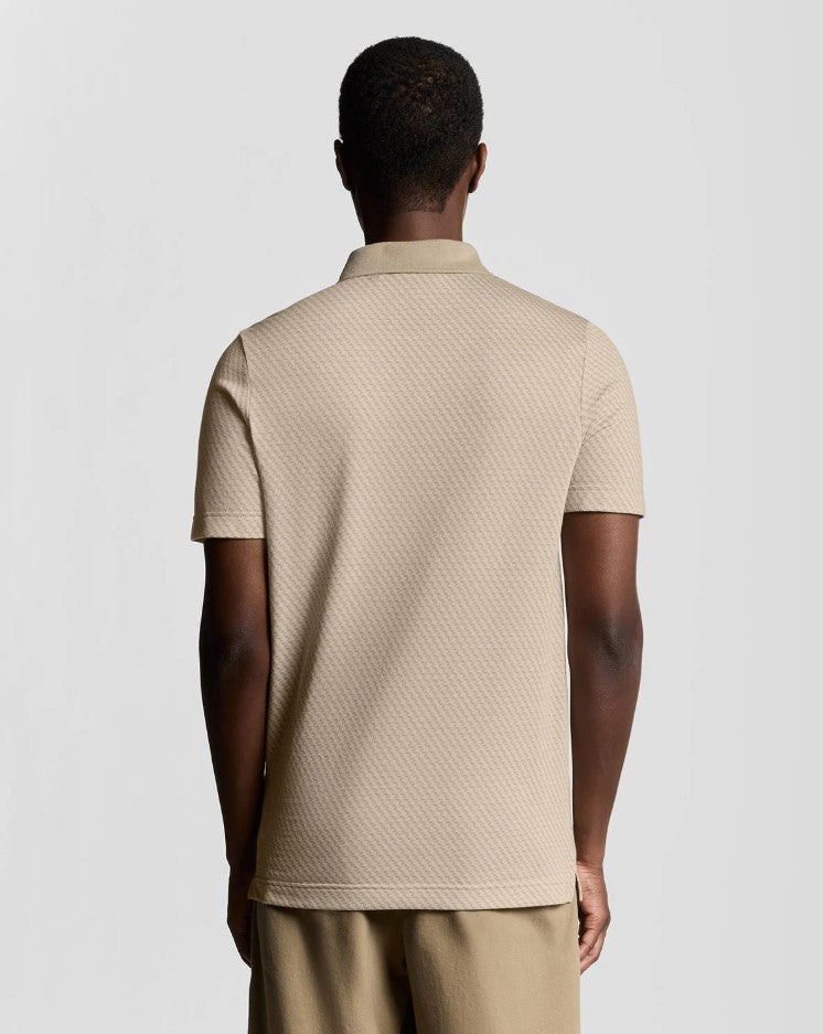 Polo's korte mouw beige Lyle & Scott