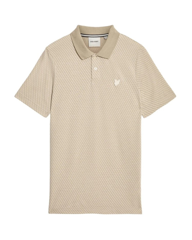 Polo's korte mouw beige Lyle & Scott