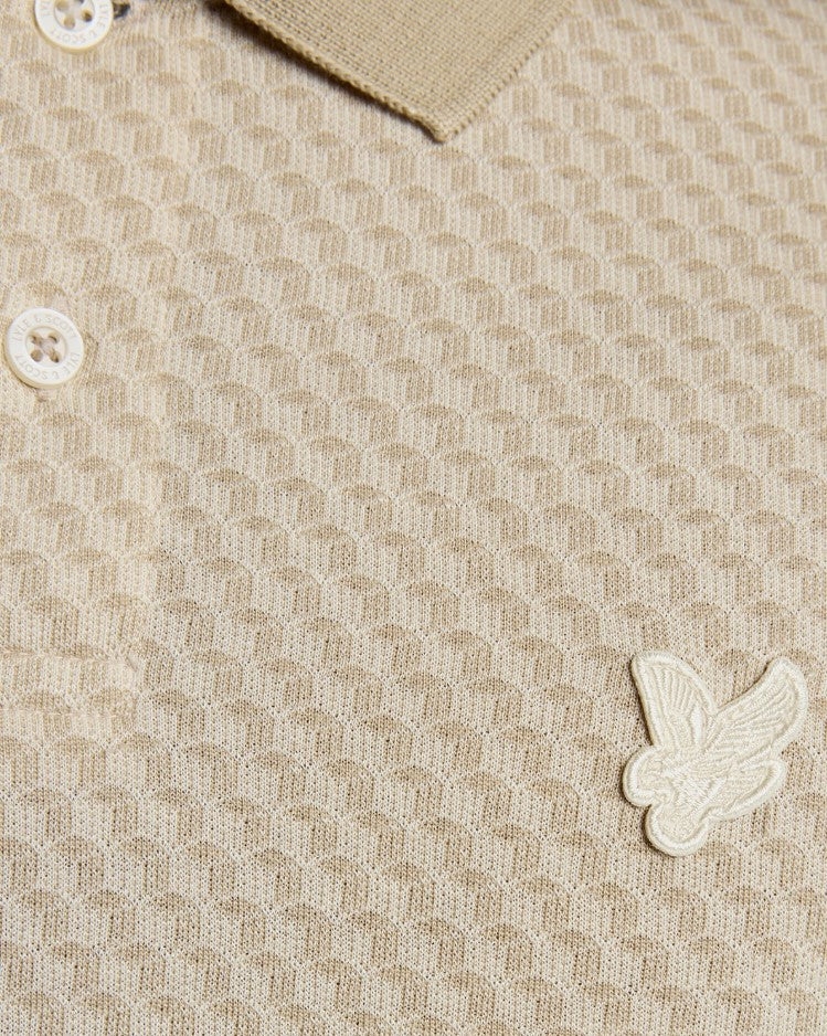 Polo's korte mouw beige Lyle & Scott