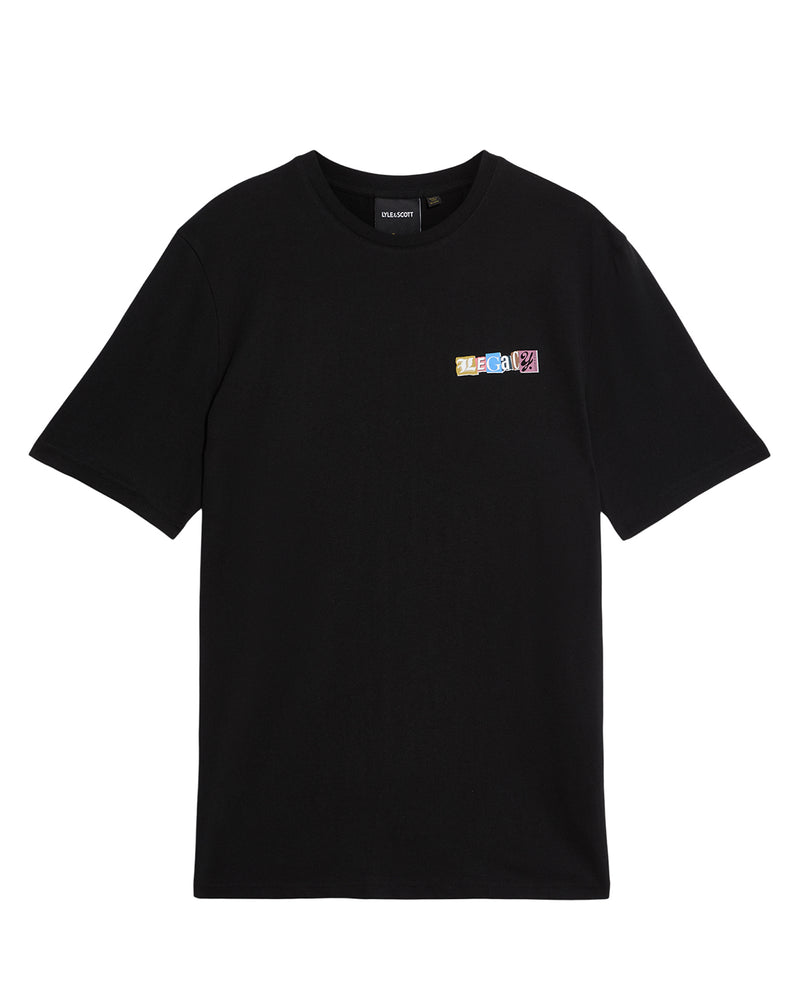 T-shirts korte mouw zwart Lyle & Scott