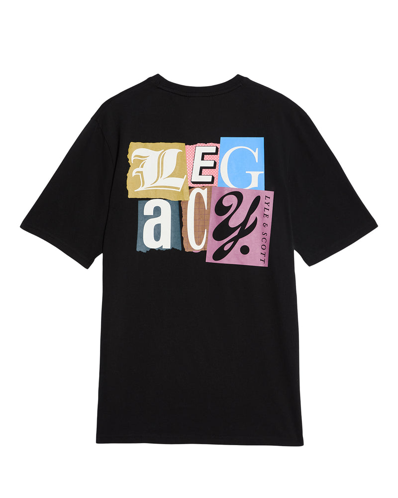 T-shirts korte mouw zwart Lyle & Scott