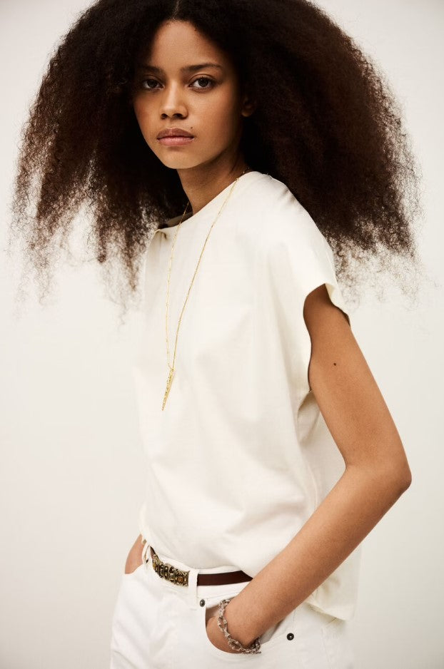 T-shirts korte mouw beige ba&sh