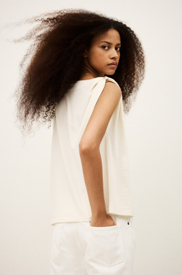 T-shirts korte mouw beige ba&sh