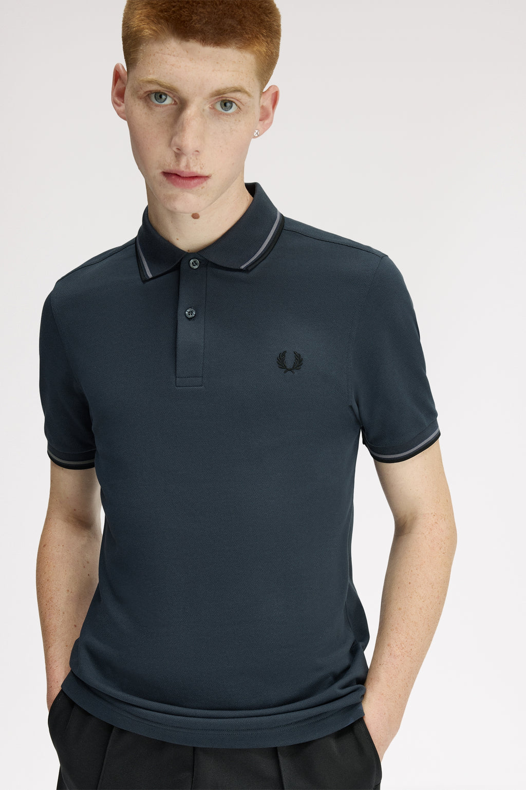 Polo's korte mouw navy Fred Perry