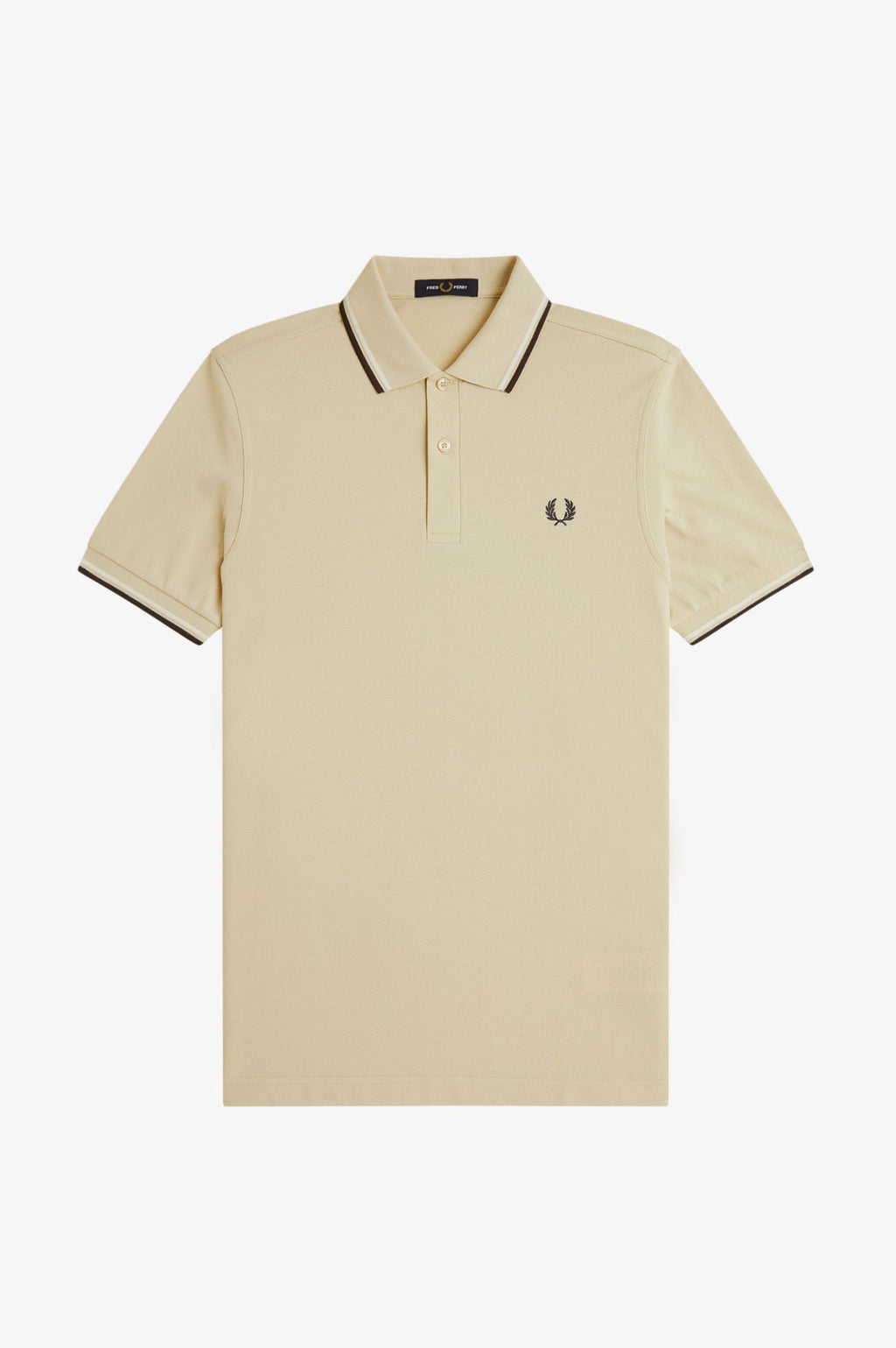 Polo's korte mouw beige Fred Perry