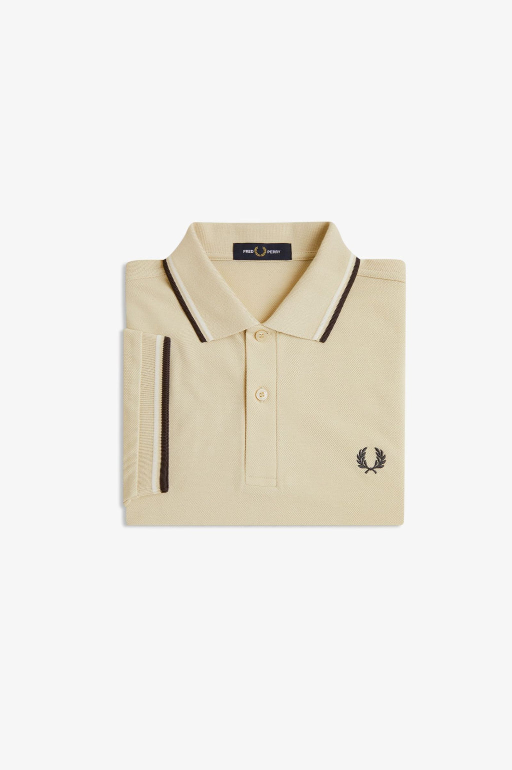 Polo's korte mouw beige Fred Perry