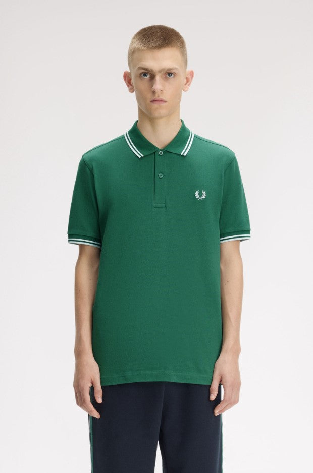 Polo's korte mouw groen Fred Perry